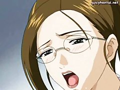 Anime teacher getting anally fucked