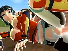 3D Japanese hentai hot riding dick by shemale anime