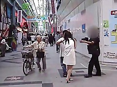 Hot Asian naked and fucki ng in public