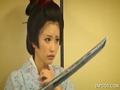 Geisha slave gets punished