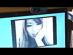 Wife videochats with husband with her love is in the house