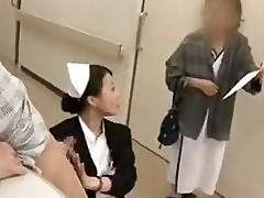 Dutiful Japanese Nurse Services Patient in Public Hospital